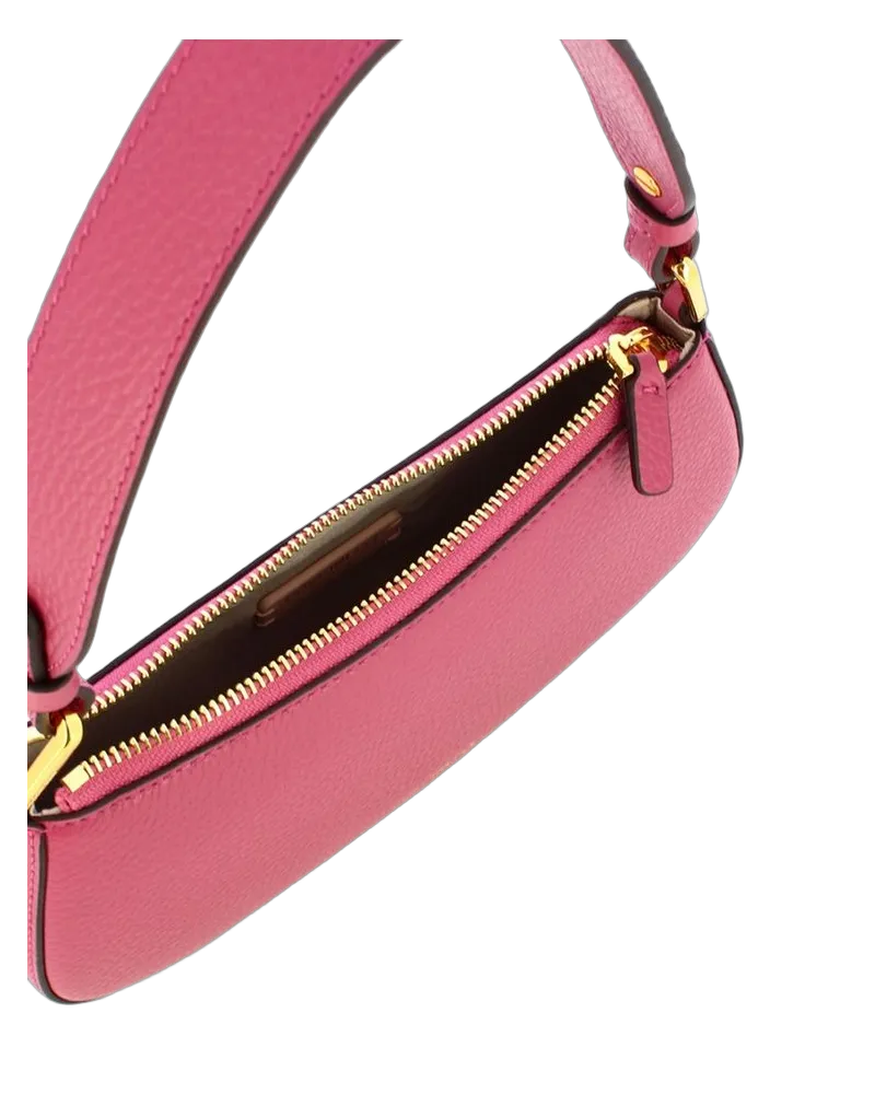 Coccinelle Women's Shoulder Bag Rosewood Cow Leather Shoulder-bags Rose