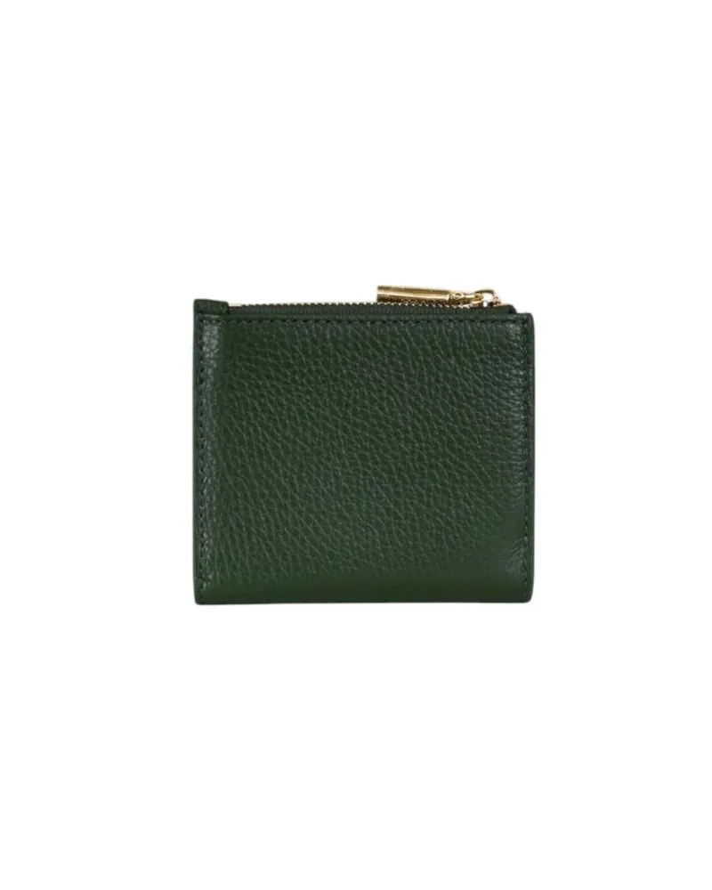 Coccinelle Grained Leather Wallet — Green Green