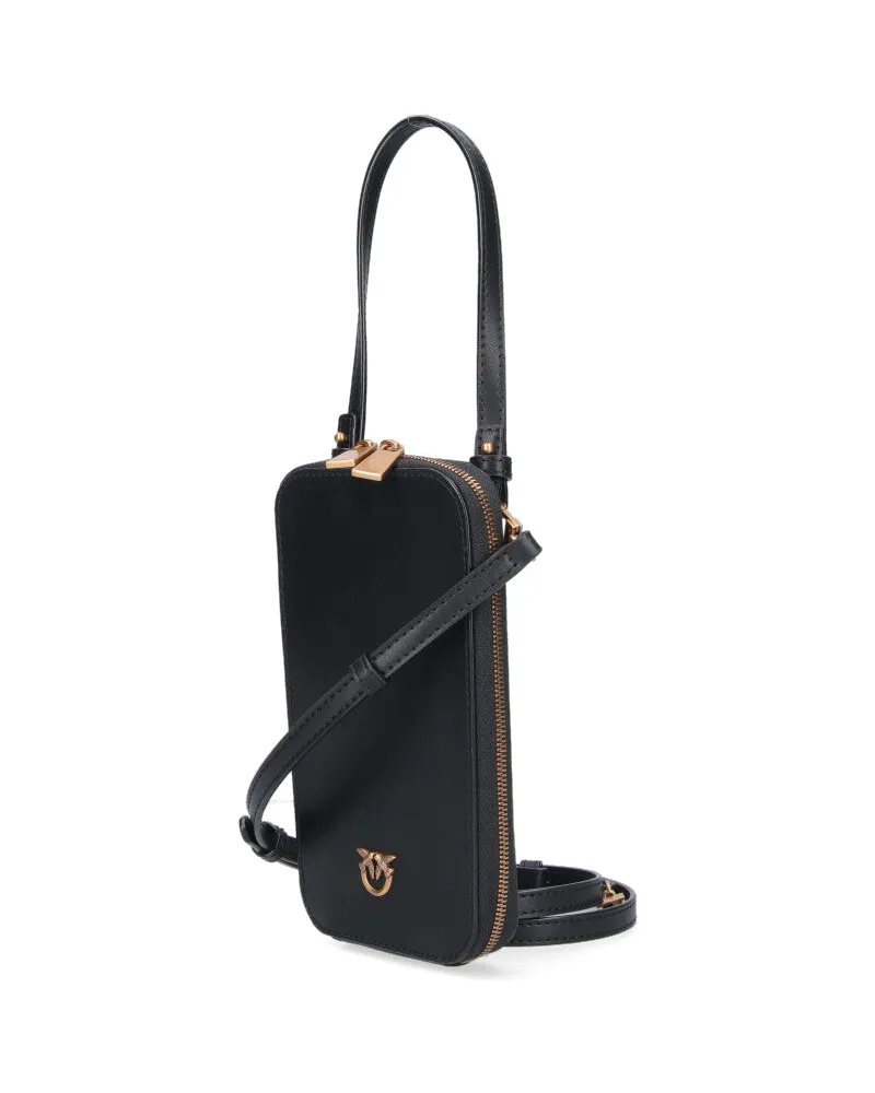 Pinko Women's I-Tech Black Leather Black