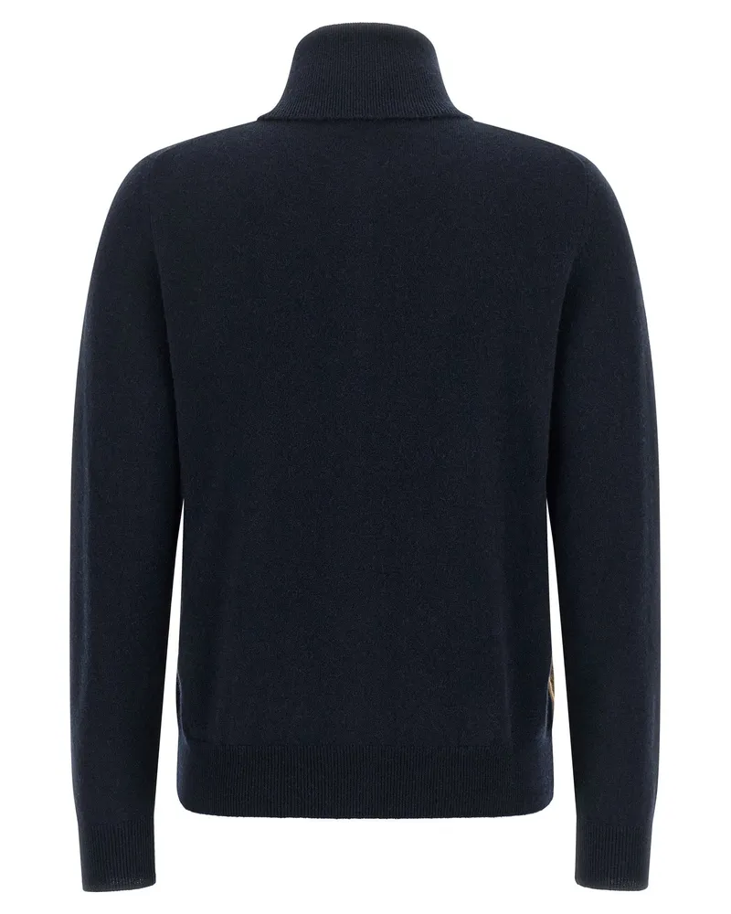 Ballantyne Diamond Intarsia Cashmere Sweater — Camel Camel
