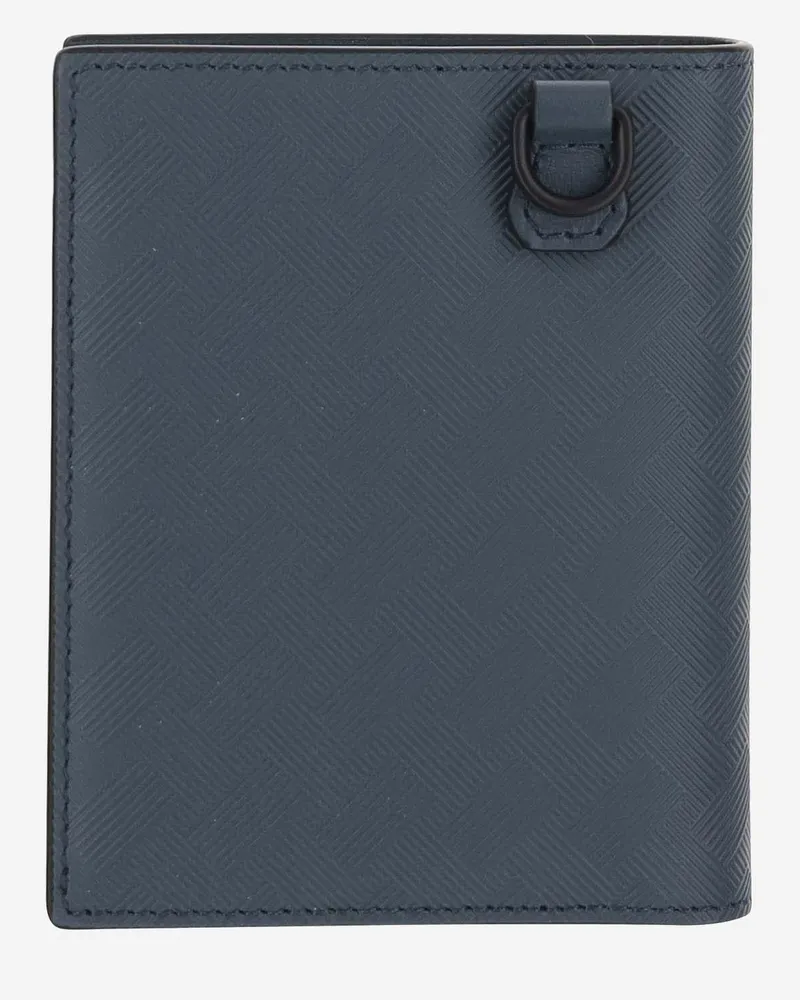 Montblanc Men's Compact Wallet Extreme 3.0 Blue Leather & Cardholders Blue