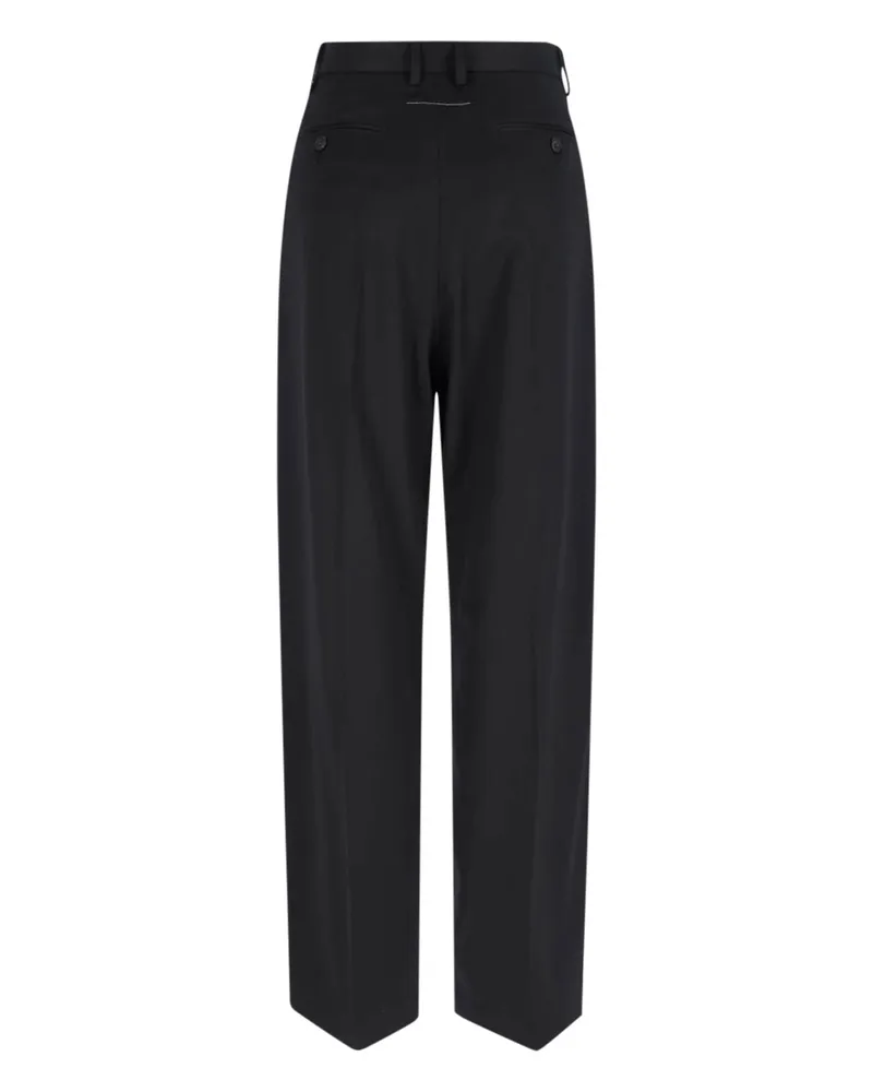 Maison Margiela Women's Trousers Black Polyester Black