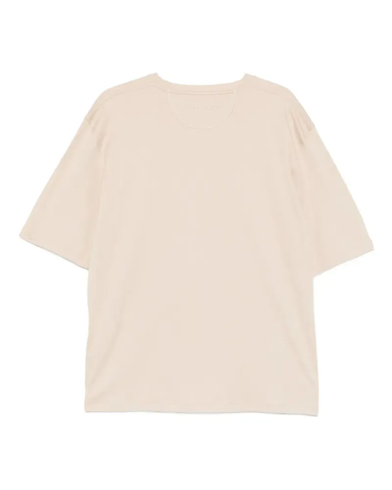 Stefano Ricci Men Logo-Plaque T-Shirt Ss26 M Beige