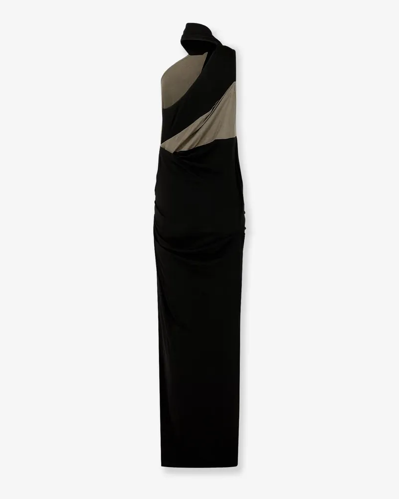 Entire Studios Women's Long Dress Black Cotton Black