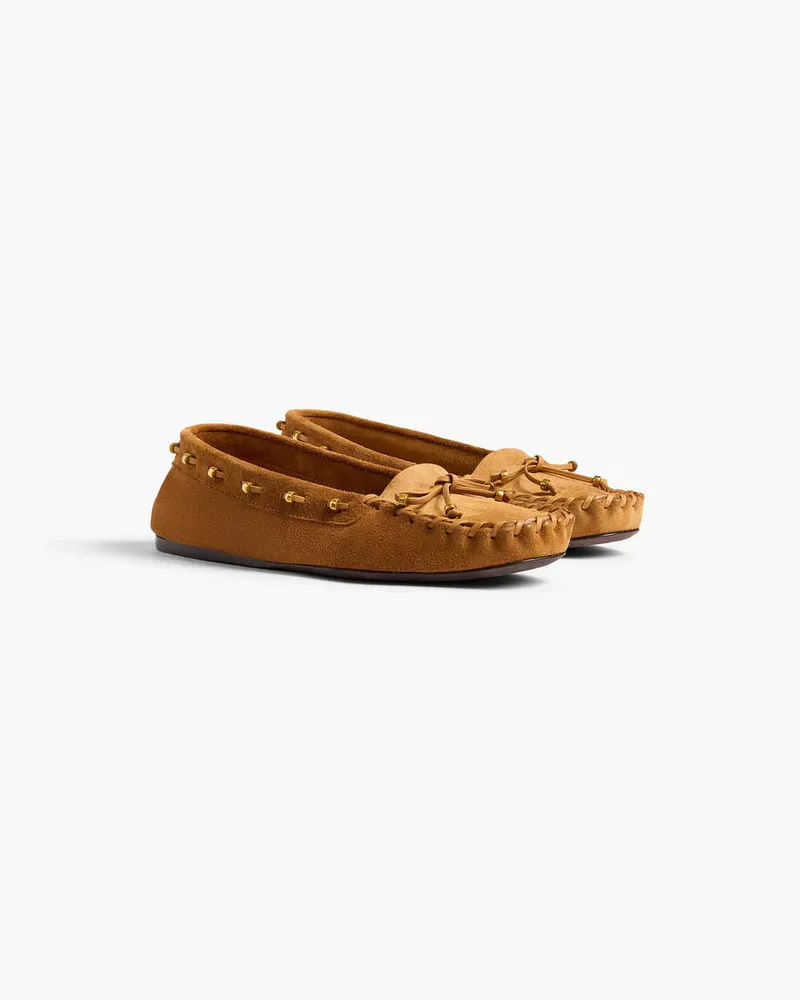 KHAITE E26 Moccasin — Caramel Caramel