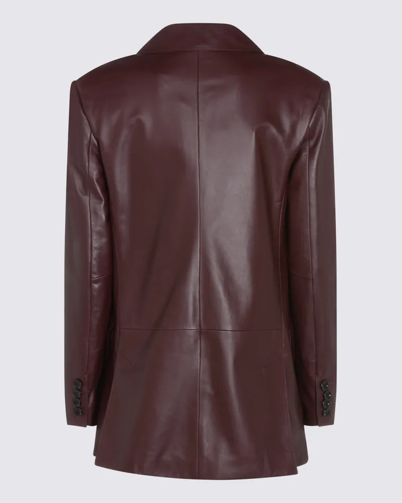 Max Mara Women's Jackets Ciliegia _ac Pl Brown