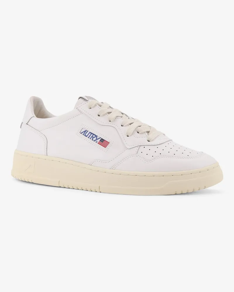 AUTRY Men's Sneakers Medalist Leather White Trainers White