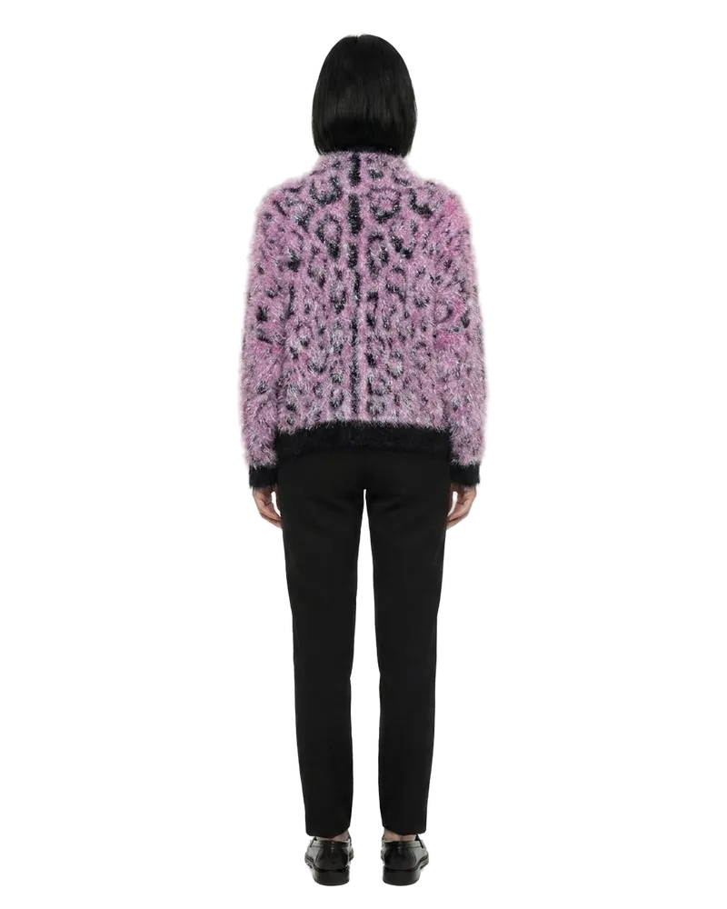Dolce & Gabbana Women's Blue Virgin Wool Sweatshirt Clothing Pink