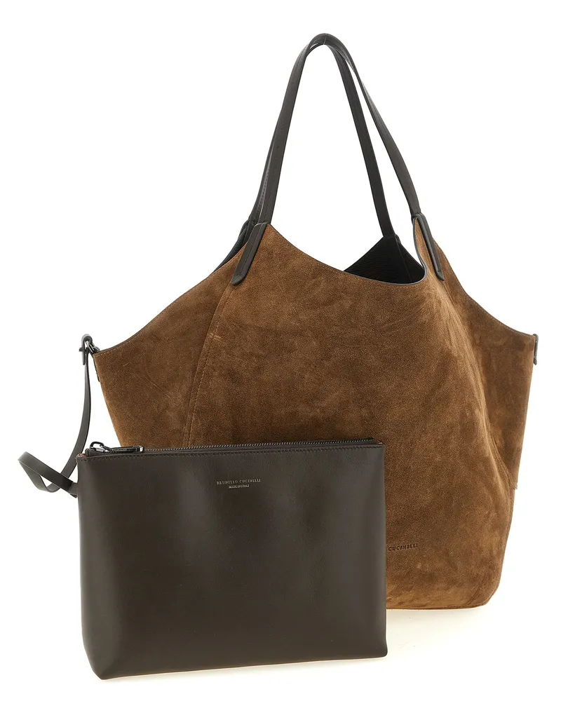Brunello Cucinelli Shopping Bag — Brown Brown