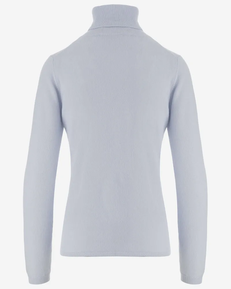 ALLUDE Women's Cashmere Sweater Light Blue Blue