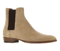 Suede Chelsea Chelsea Boot — Beige