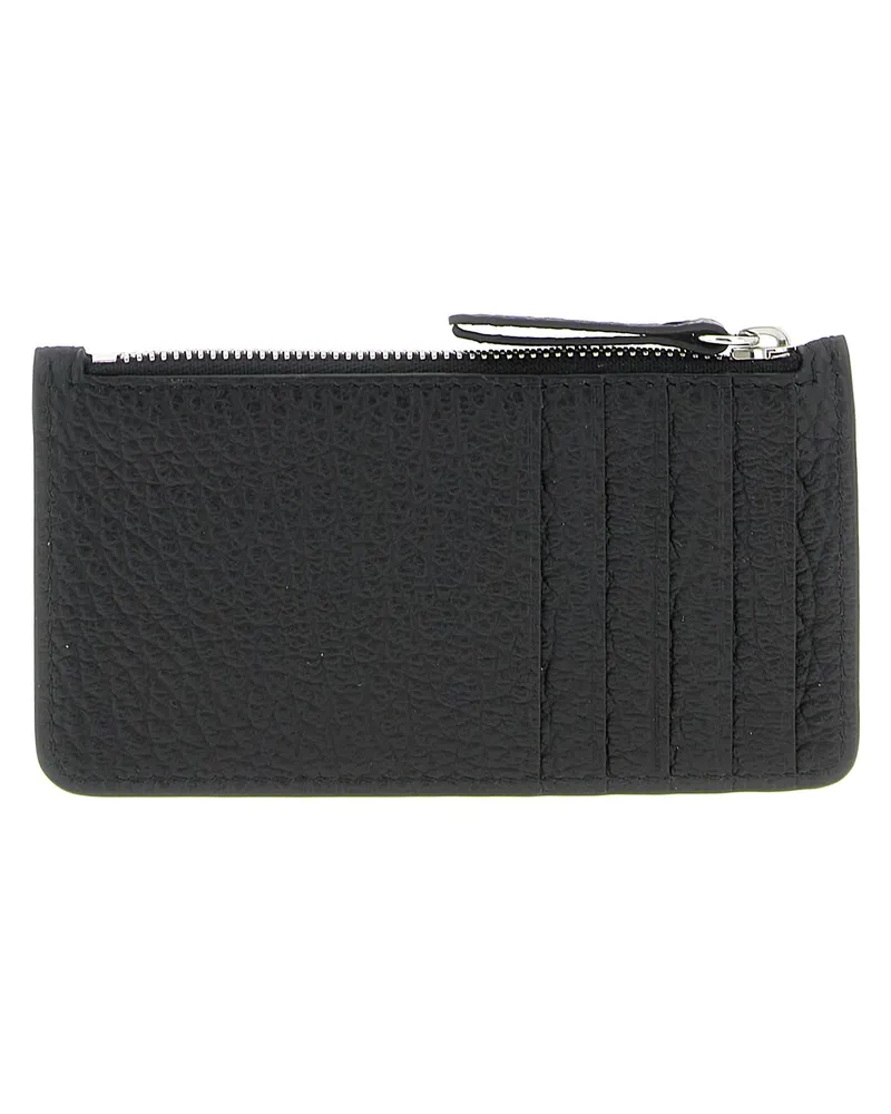 Maison Margiela Women's Black Calfskin Cardholder Accessory Black