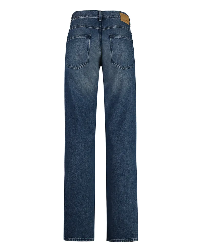Isabel Marant Men's Joakim 5-Pocket Straight-Leg Jeans Denim Cotton Regular Blue