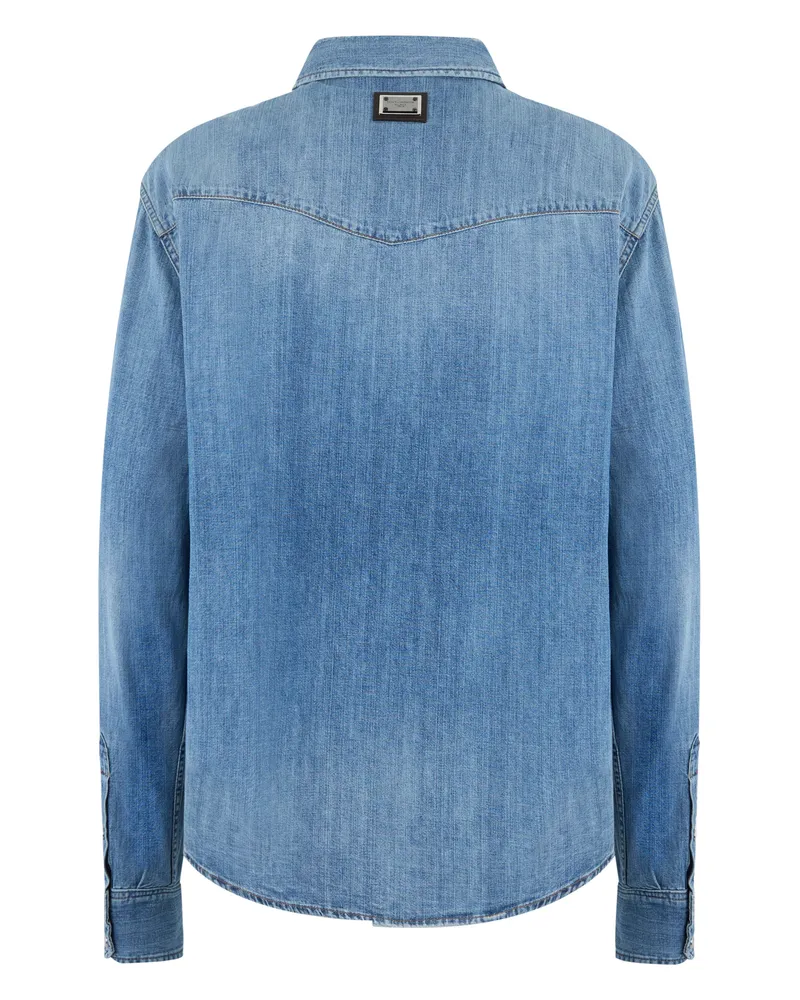 Dolce & Gabbana Denim Shirt — Blue Blue