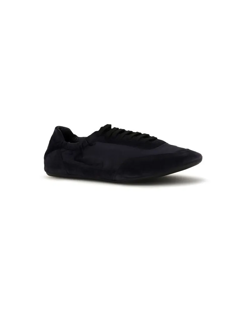 Prada Men's Blue Rubber Athletic Sneakers Blue