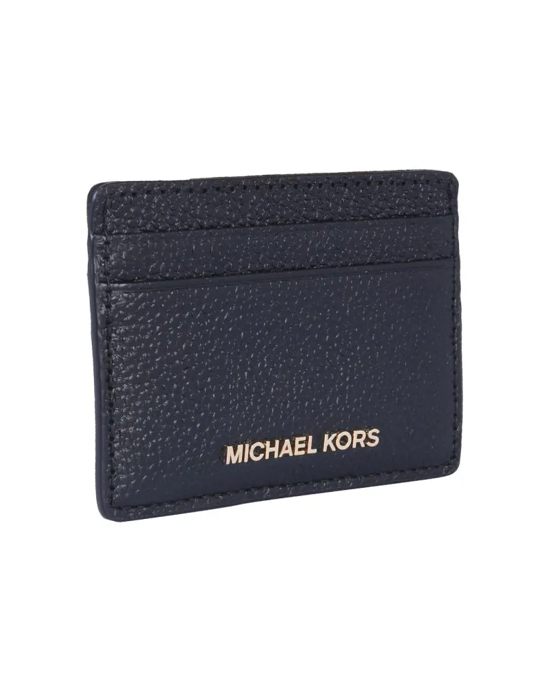 Michael Kors Logo Card Case — Black Black