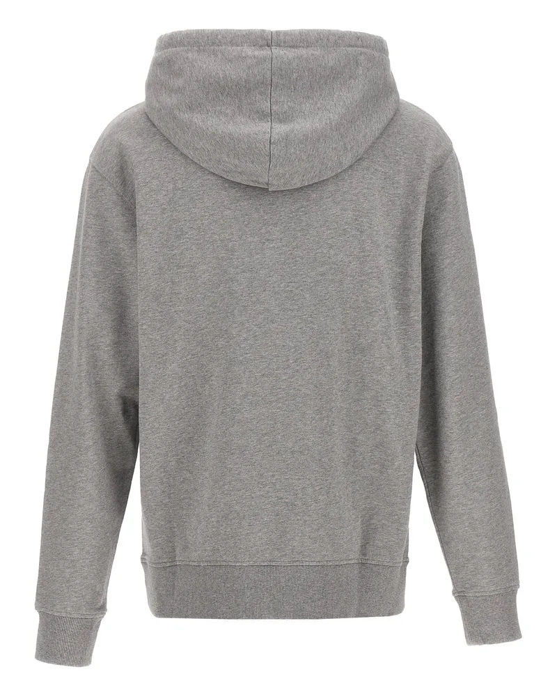 J.W.Anderson Logo-Embroidered Hoodie — Grey Grey