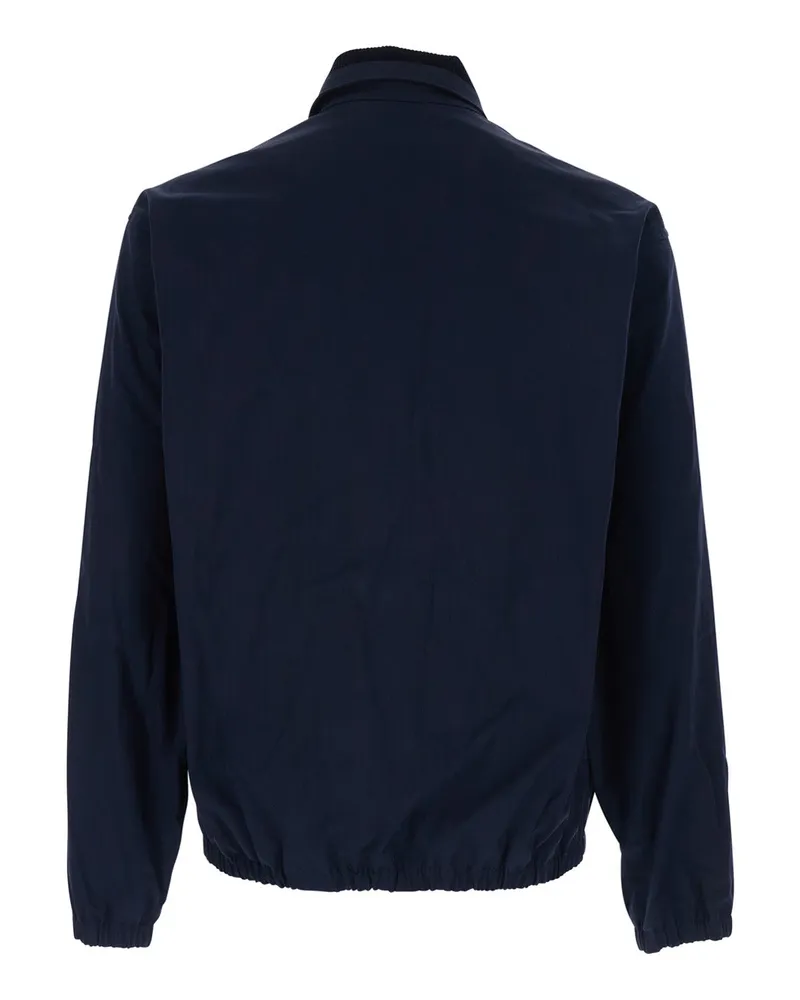 Drôle de Monsieur Men's Jacket Le Blouson Drôle Blue Cotton Coat Navy