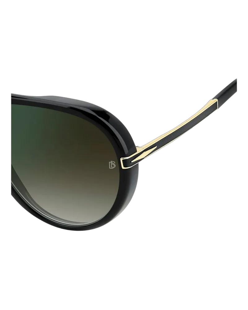 David Beckham Unisex Sunglasses Black Acetate Black