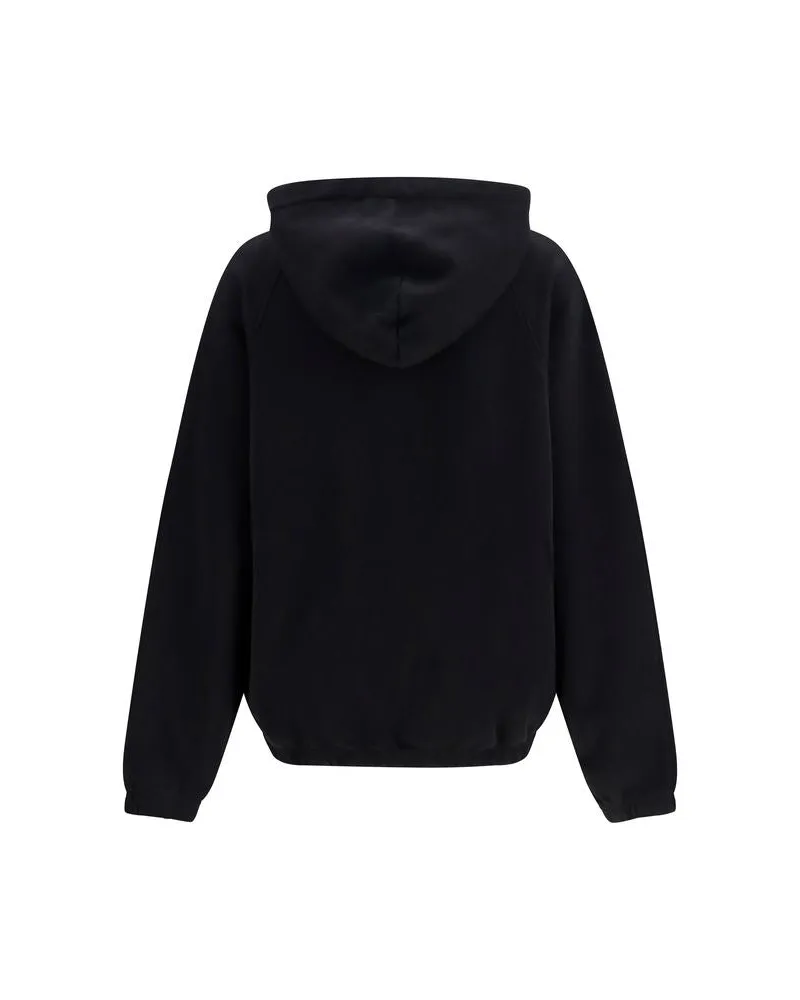 Palm Angels Men's Black Cotton Sweatshirt Clothing Black