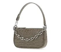 Women's Rachel Shoulder Bag Gray Bovine Leather