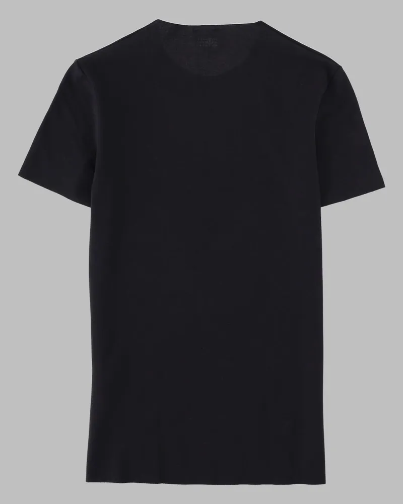 Maison Margiela Cotton-Elastane T-Shirt — Black Black