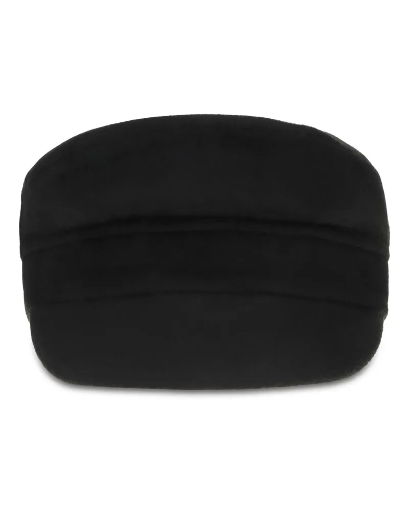 P.A.R.O.S.H. D010521 Wool Flat Cap — Black Black