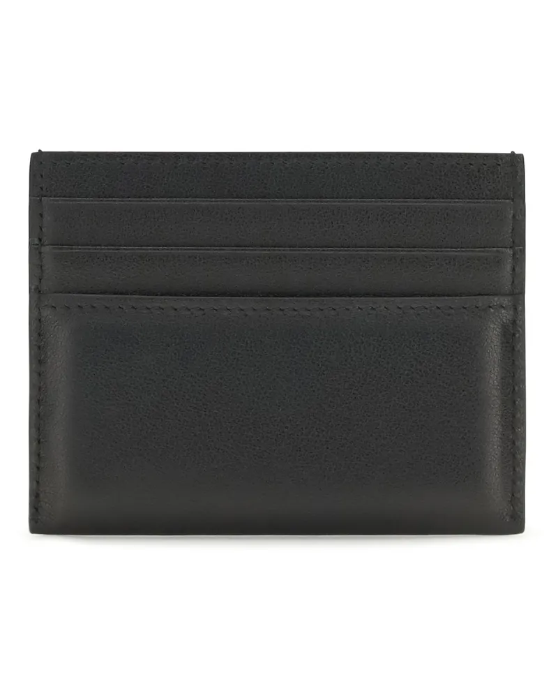 Givenchy Men's Antigona Leather Cardholder Black Calf Bos Taurus Wallet Black