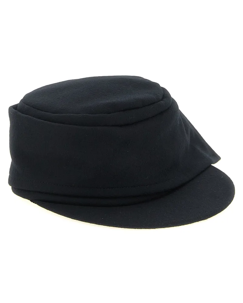 Yohji Yamamoto Men's Black Polyamide Cap (baseball Hat Black