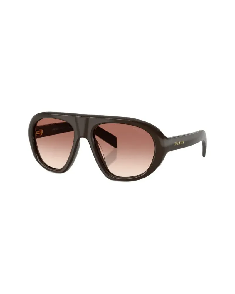 Prada PRC05S27I70X Sunglasses — Brown Brown