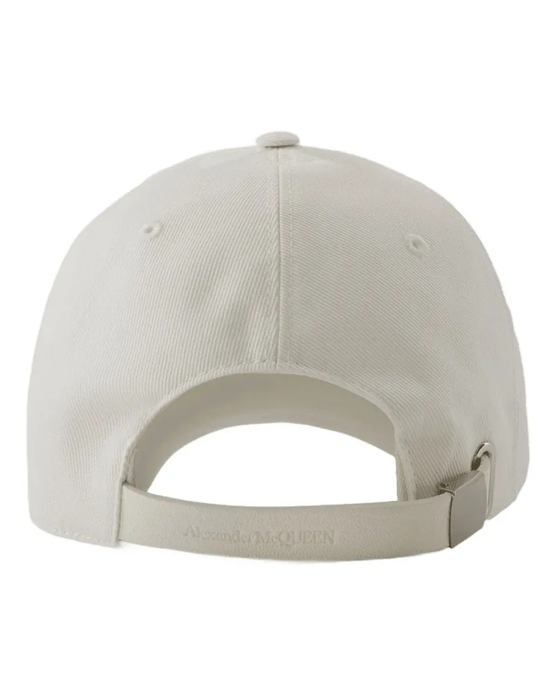 Alexander McQueen 7820634105Q9060 Baseball Cap — White White
