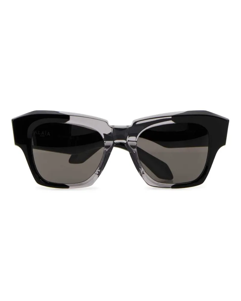 Alaïa SUNGLASS Acetate Sunglasses — Black Black