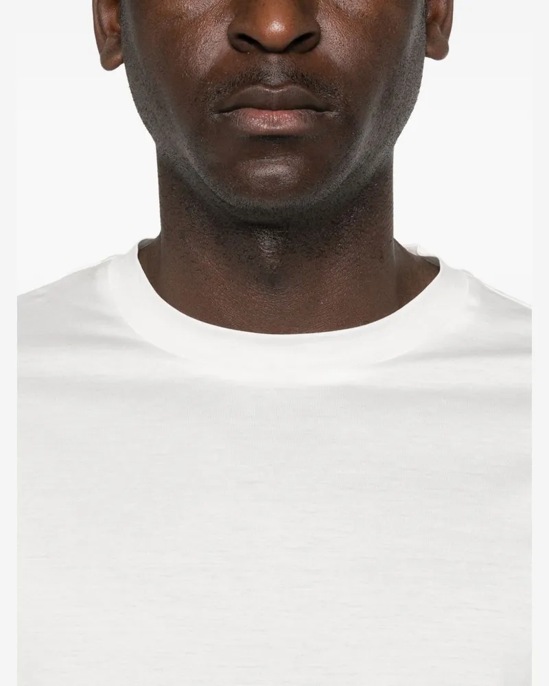 Emporio Armani Cotton T-Shirt — White White