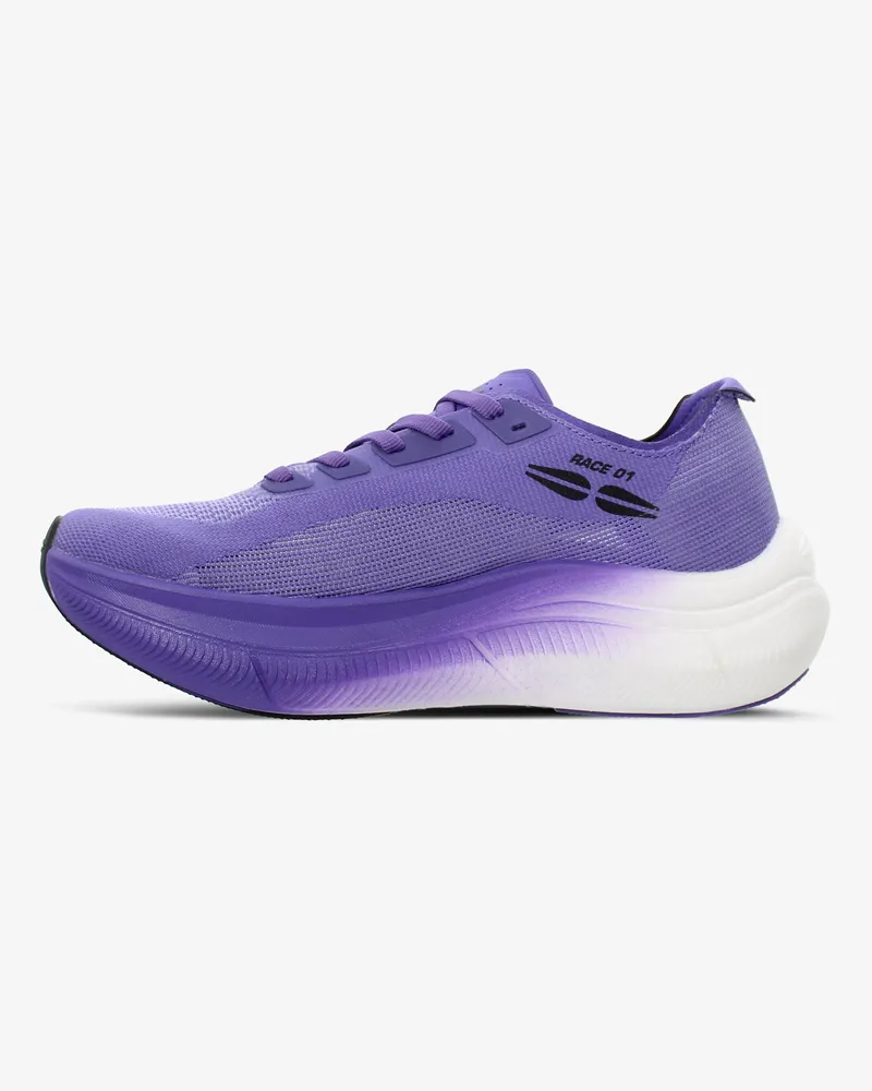 Fessura Unisex Race 01 Violet Road Running Sneaker Purple