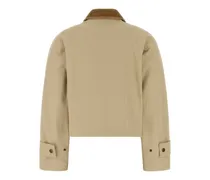 Cotton Utility Jacket — Beige