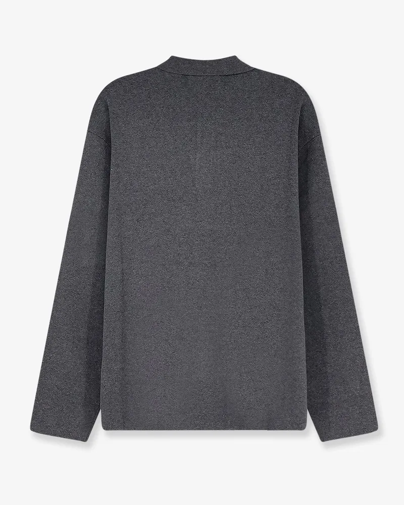 Hevò Men Polo Shirt Viscose Blend Grey T-shirts And Polos Gray