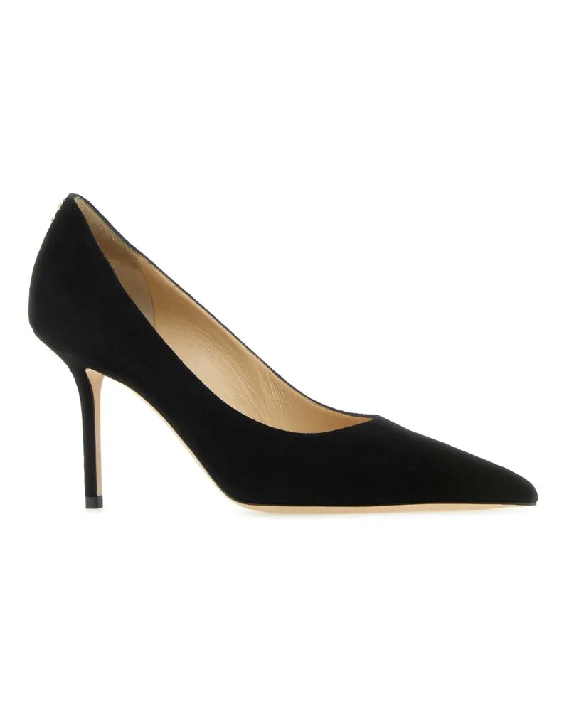 Jimmy Choo Women's Black Suede Love 85 Pumps Scarpe Con Tacco High Heel Shoes Black