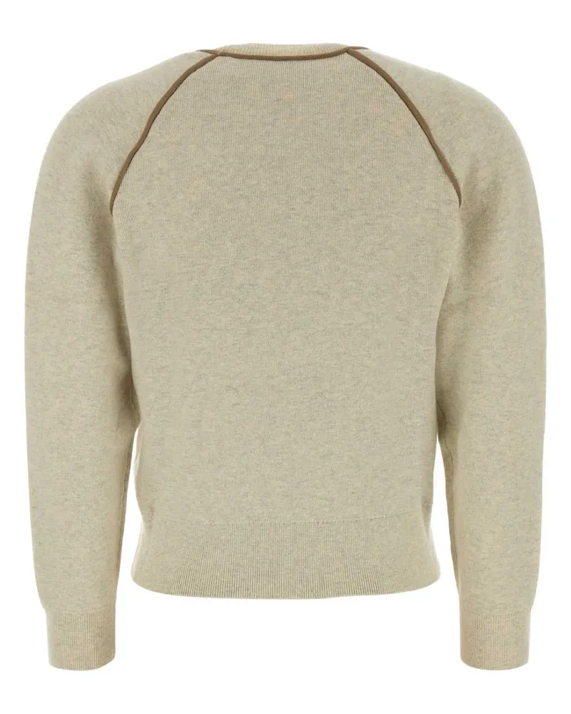 Étoile Isabel Marant Women's Melange Sand Cotton Blend Loriby Sweater Lightgreycamel Maglie Beige