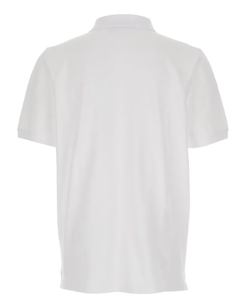 Kitsuné Men's Polo Shirt White Cotton T-Shirts And Polos White