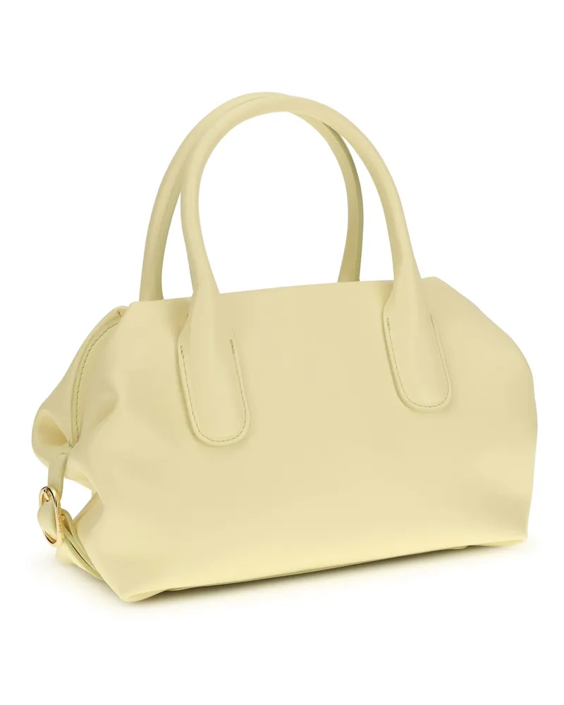 THEMOIRÈ Women's Mini Handbag Tallia Trank Pastel Yellow Other Materials Shoulder Bags Yellow
