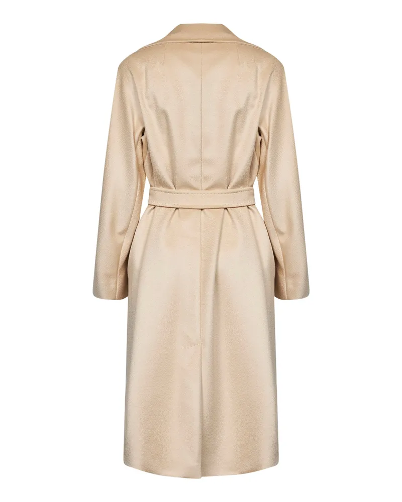 Max Mara Women's Wrap Coat Wkdresina Beige Virgin Wool Beige