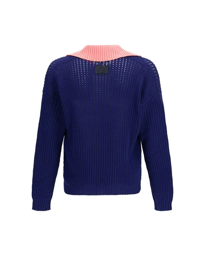 Fendi Men's Blue Cotton Sweatshirt Clothing Blue