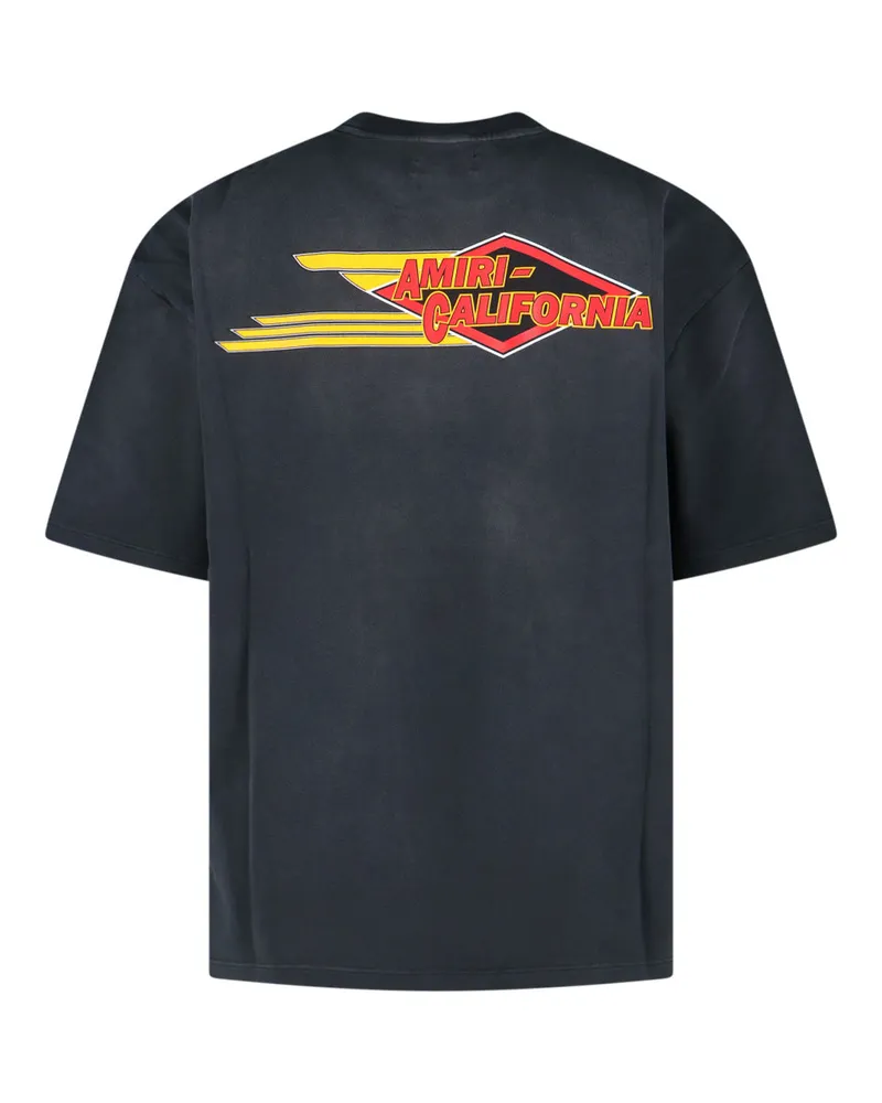 Amiri Men's T-Shirts And Polos Black Cotton Black