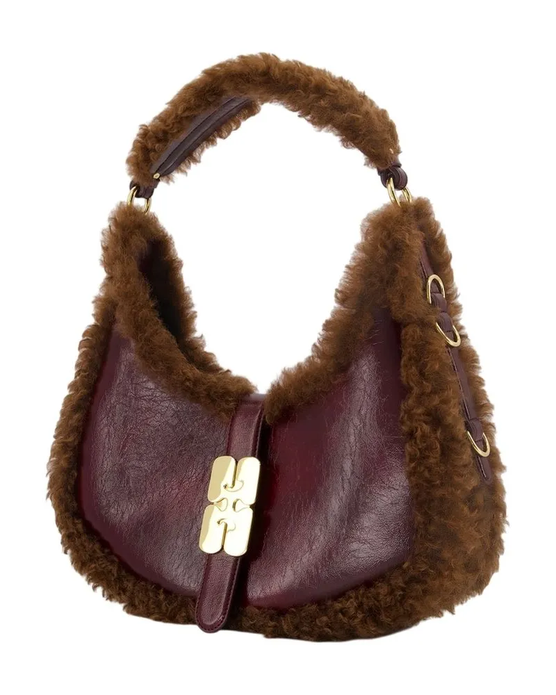 Ganni Bag — Burgundy Burgundy
