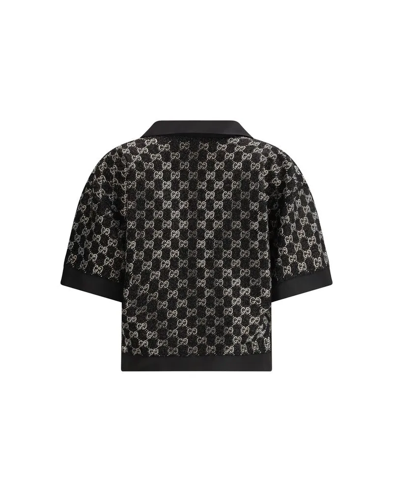 Gucci Women's Black Viscose Shirt Black