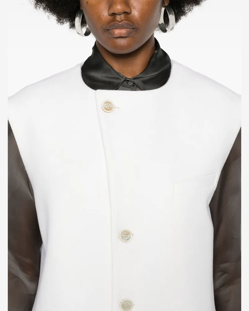 Fabiana Filippi Women's Felted Coat Ss24 W White