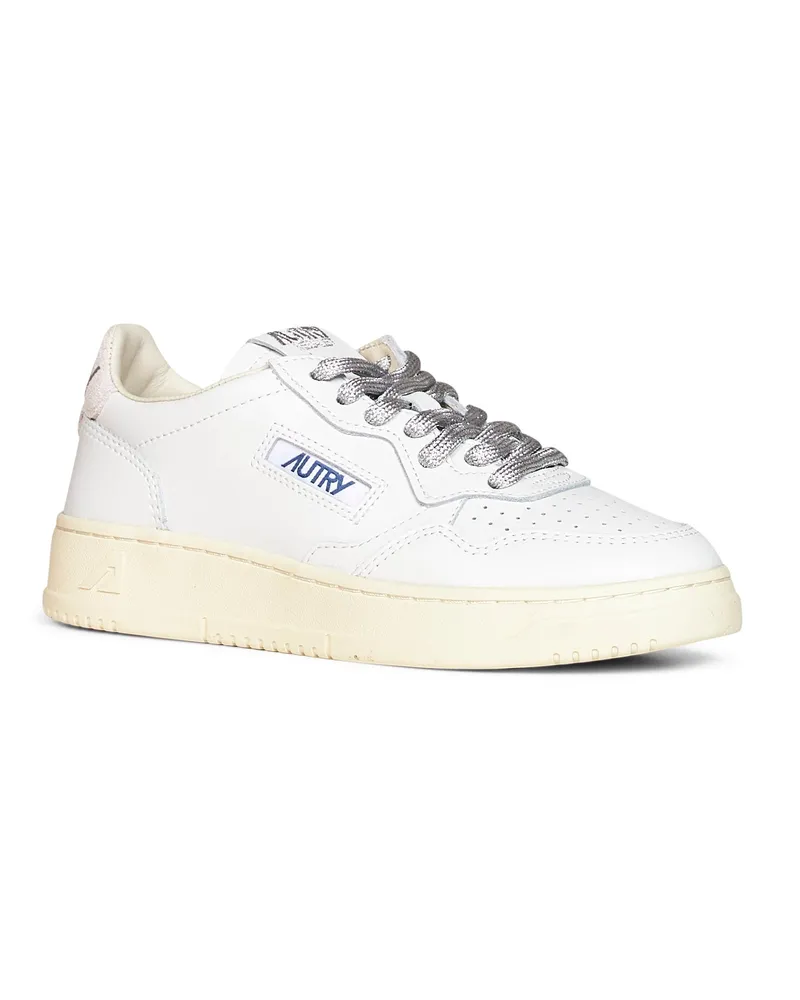 AUTRY Women's Sneakers Medalist Low White Leather Calf Trainers White