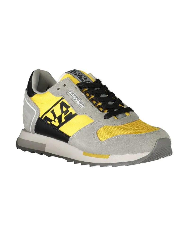 Napapijri Color-Block Sneaker — Yellow Yellow