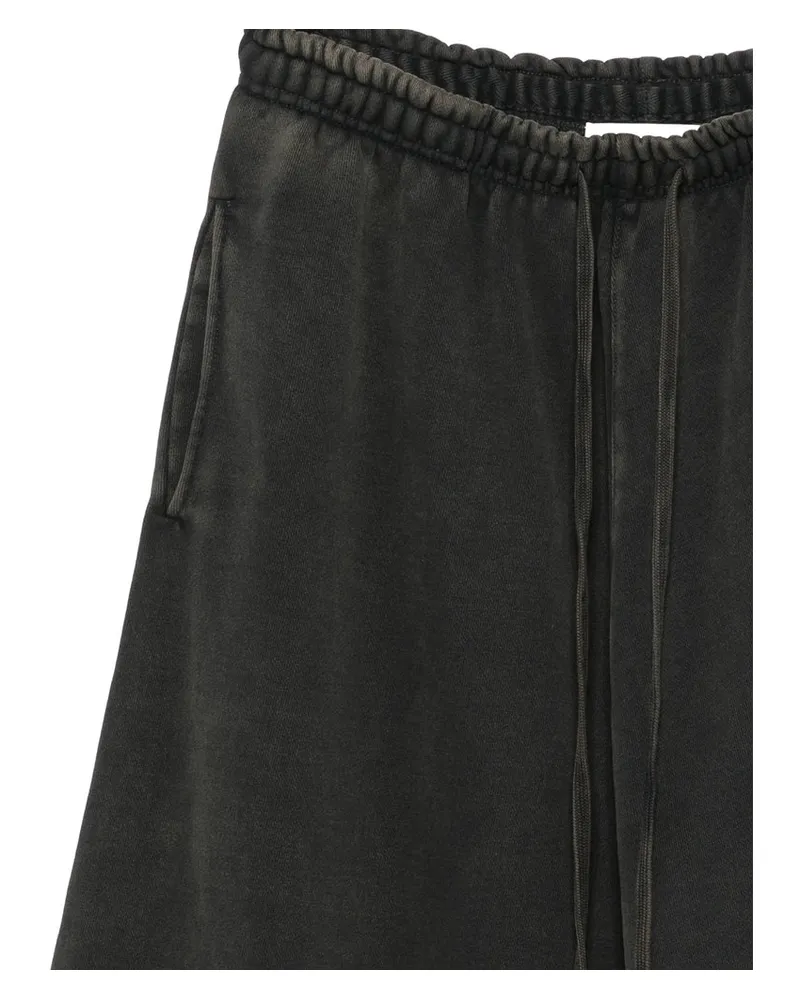 Entire Studios Drop-Crotch Cotton Shorts — Gray 