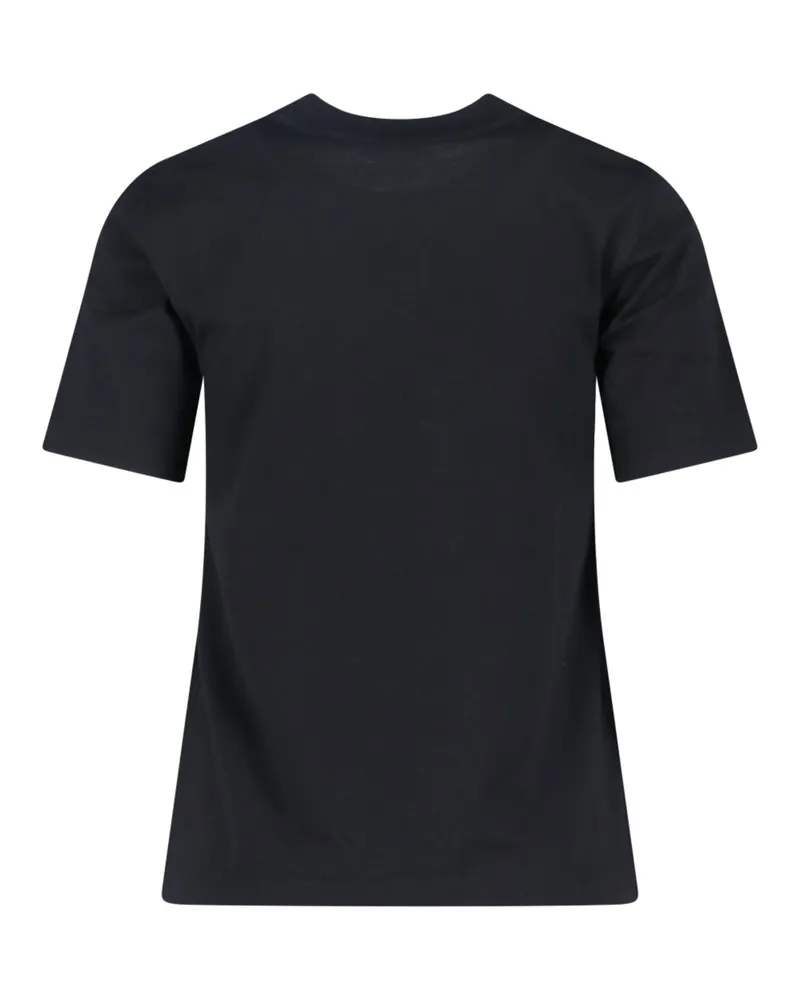 Burberry Women's T-Shirts And Polos Black Cotton Black